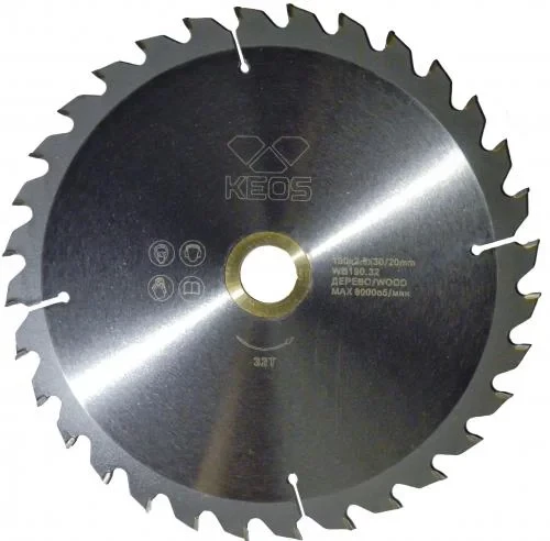 Диск пильный по дереву KEOS 190x30/20 z32 (WB190.32)