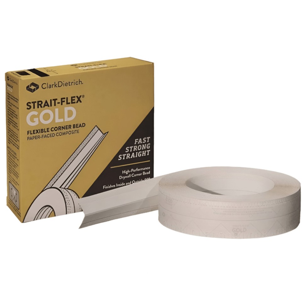 Композитная лента 30 м х 63 мм STRAIT-FLEX золотая (gold)