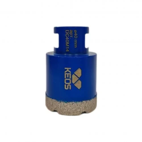 Коронка алмазная по керамограниту KEOS ПРО (PRO) 40мм M14 (DC40M14)