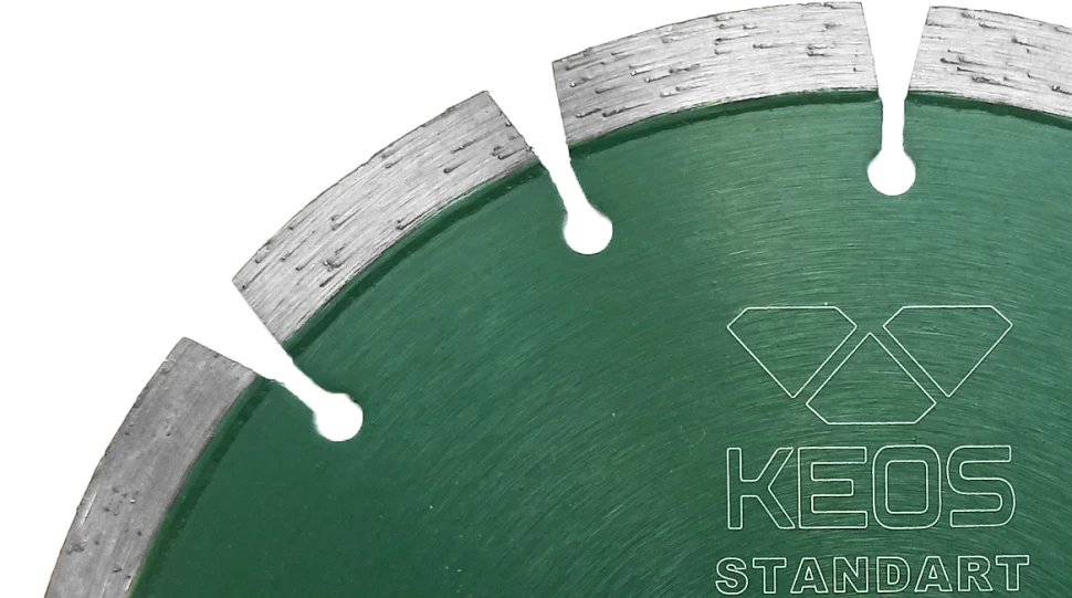 Диск алмазный KEOS СТАНДАРТ (Standart) сегментный по бетону 180х22,23 мм (DBS02.180)