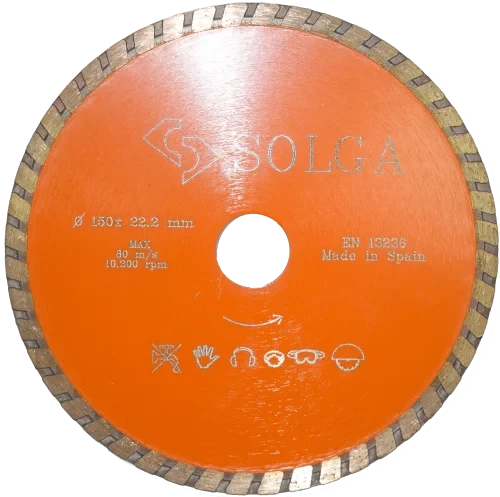 Диск алмазный СОЛГА ДИАМАНТ (Solga Diamant) БЕЙСИК (BASIC) турбо по железобетону 150х22,23 мм (10802150)