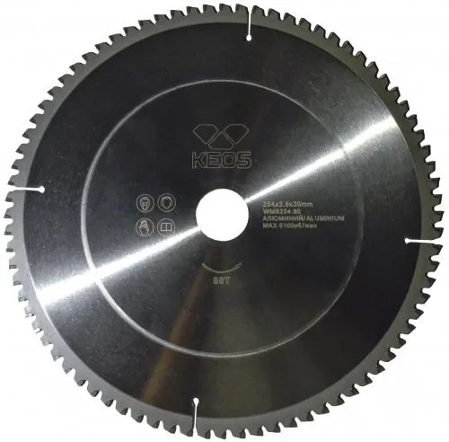 Диск пильный по металлу KEOS 254x30 z80 (WMB254.80)