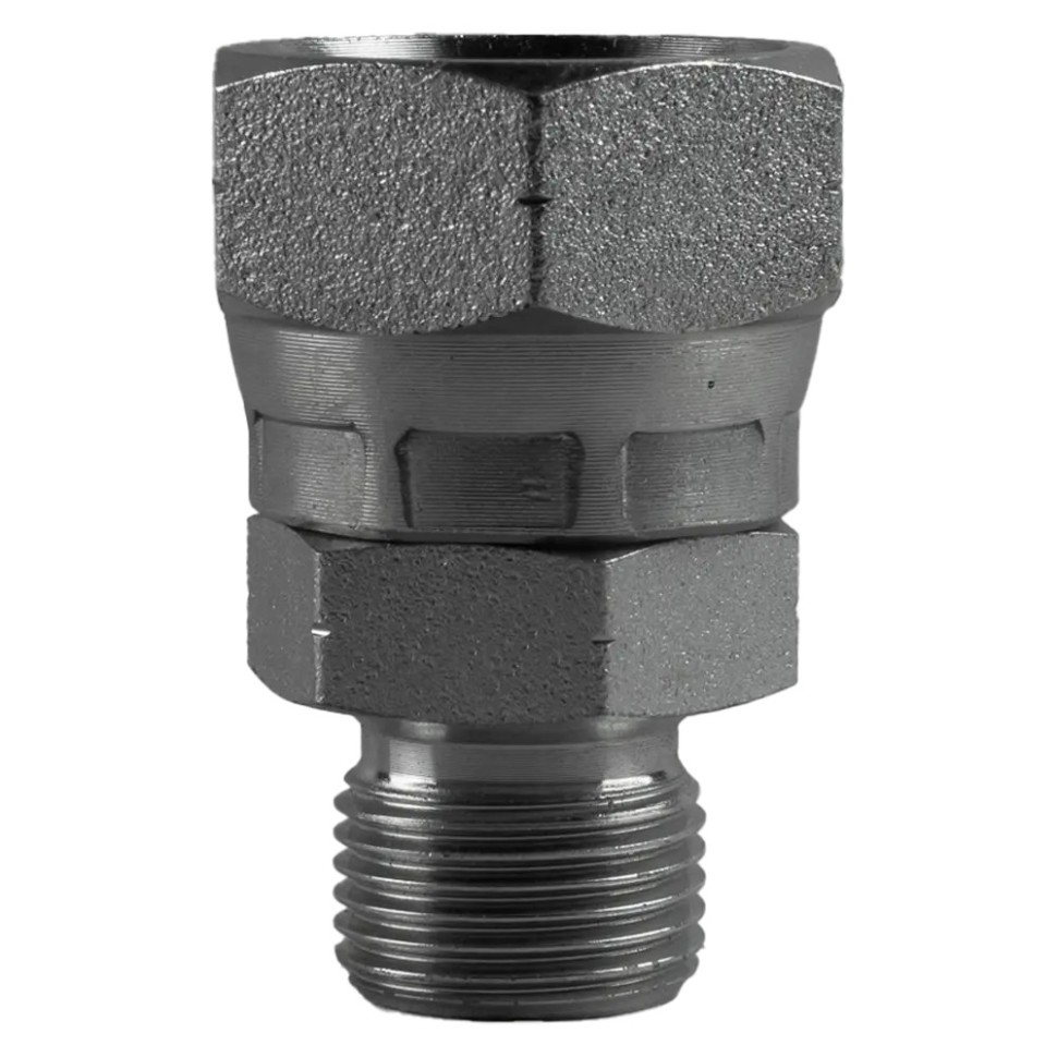 Соединитель (переходник) для шлангов 1/2"F (накидная гайка) х 3/8"M