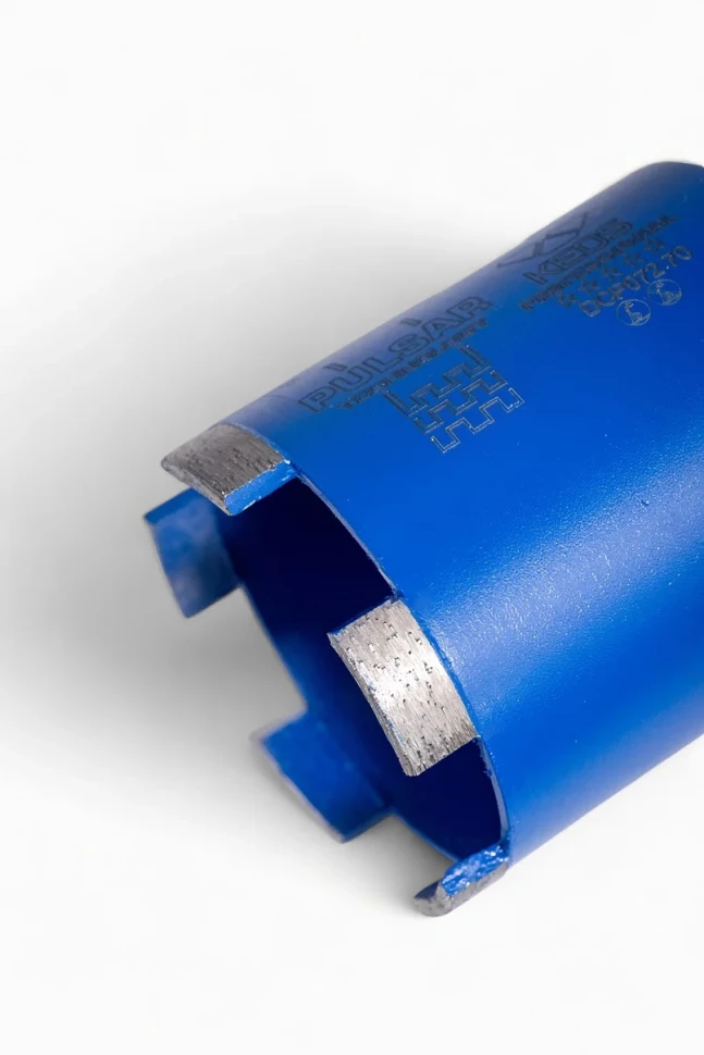 Коронка алмазная по бетону KEOS ПУЛЬСАР (PULSAR) (микроудар) М16 72/70мм (DCP072.70)