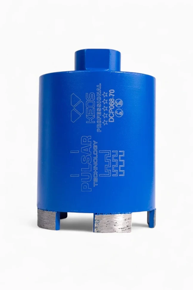 Коронка алмазная по бетону KEOS ПУЛЬСАР (PULSAR) (микроудар) М16 68/70мм (DCP068.70)