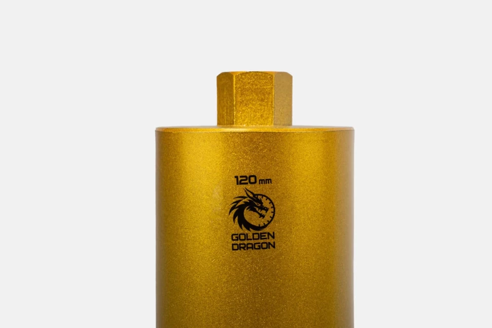 Коронка алмазная М22 120х350 по бетону Golden Dragon