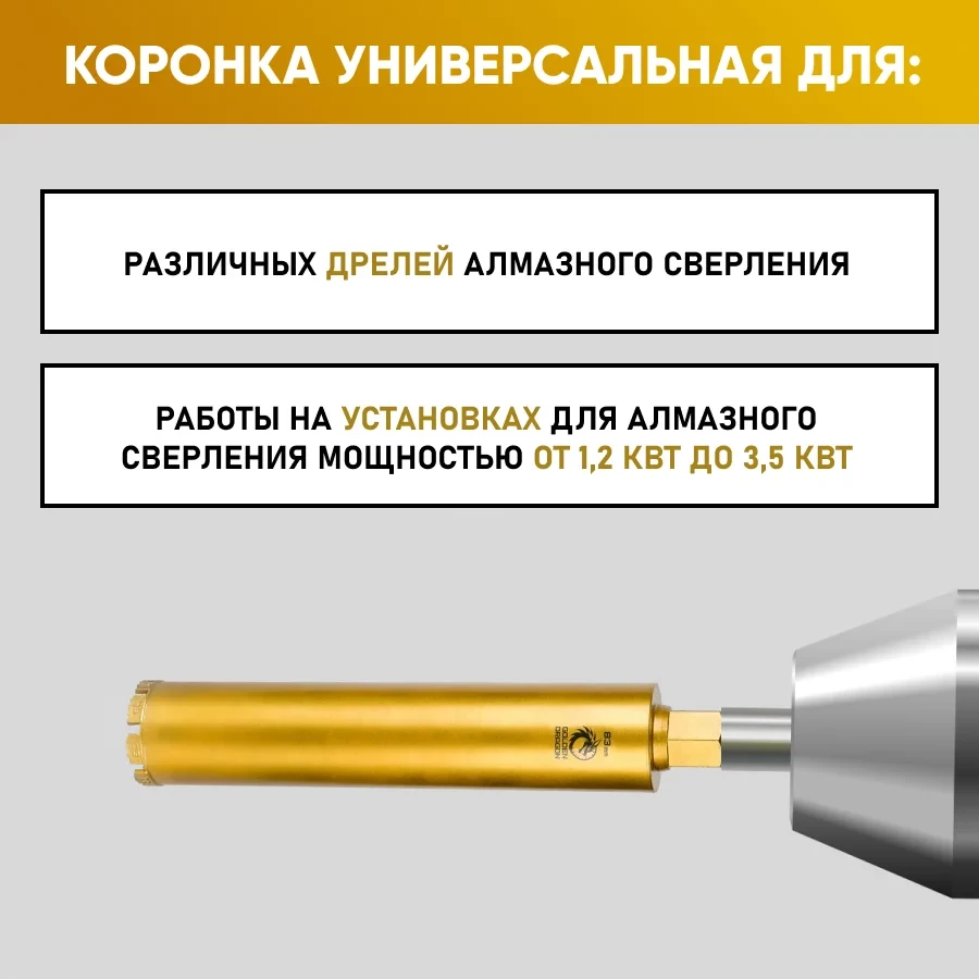 Коронка алмазная 1 1/4" 083х400